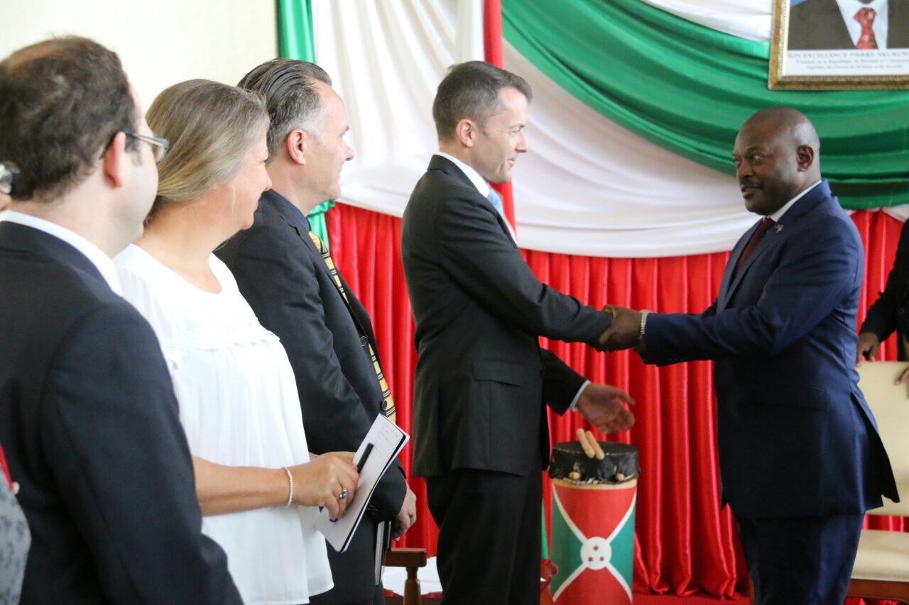 Le Président de la République reçoit en audience le Président de la Configuration Burundi à la Commission de la Consolidation de la Paix des Nations Unies
