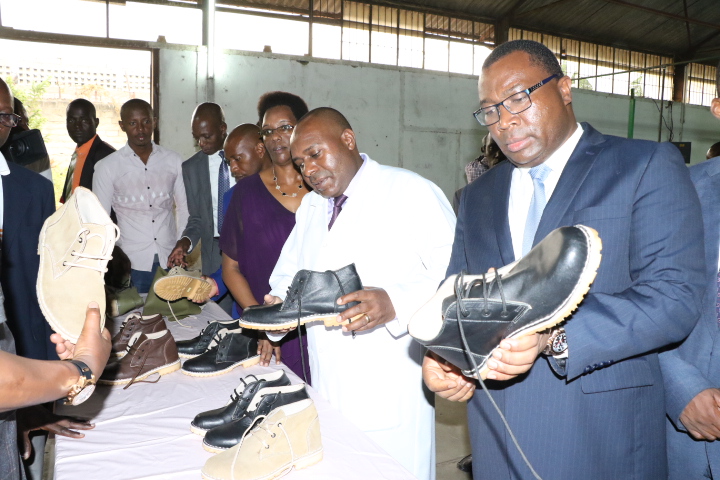 Le Deuxième Vice-Président de la République visite les industries AFRITAN et  SINOBU Tannery