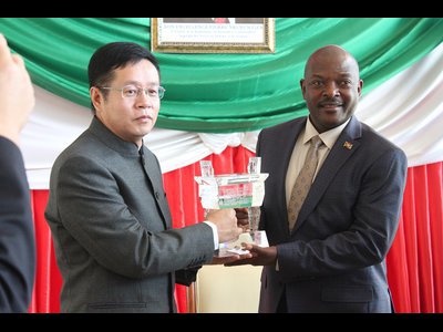La Chine a un nouvel Ambassadeur au Burundi