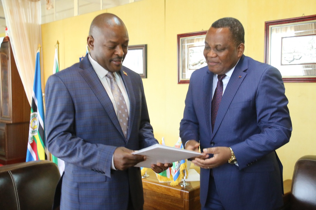 L’Envoyé spécial du Président Congolais reçu par son Excellence Pierre Nkurunziza