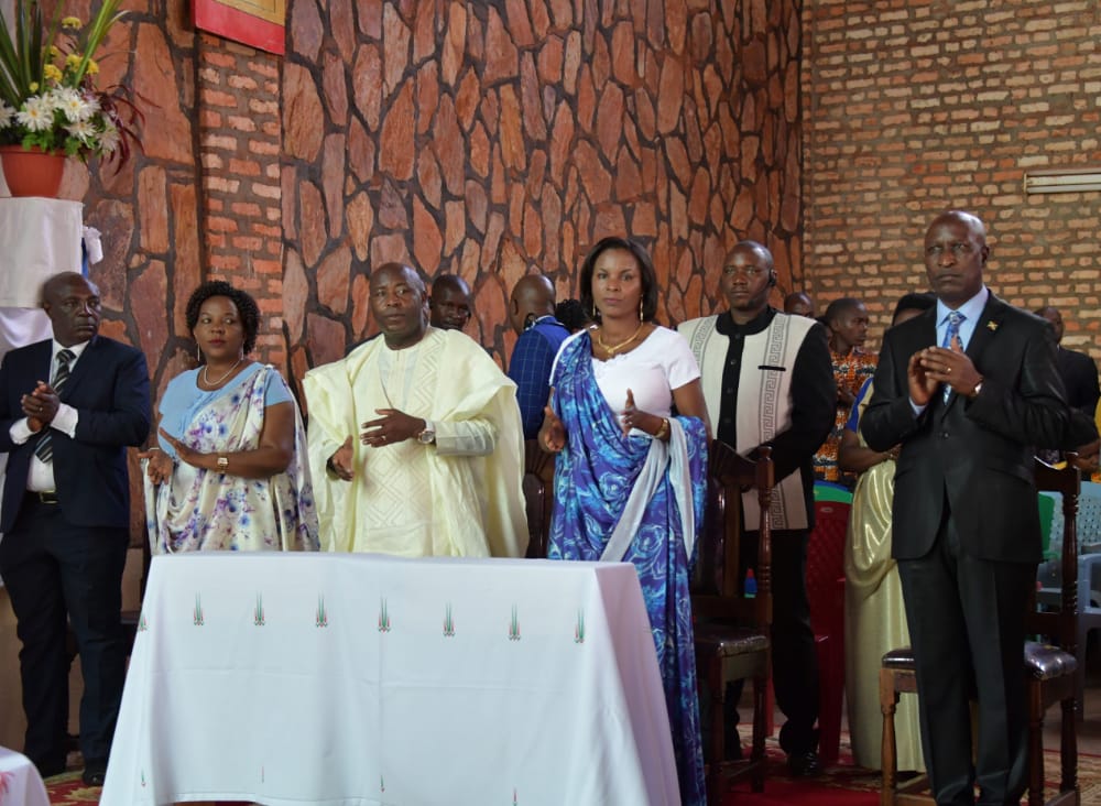 Le Chef de l’Etat participe à la messe à Rwarangabo