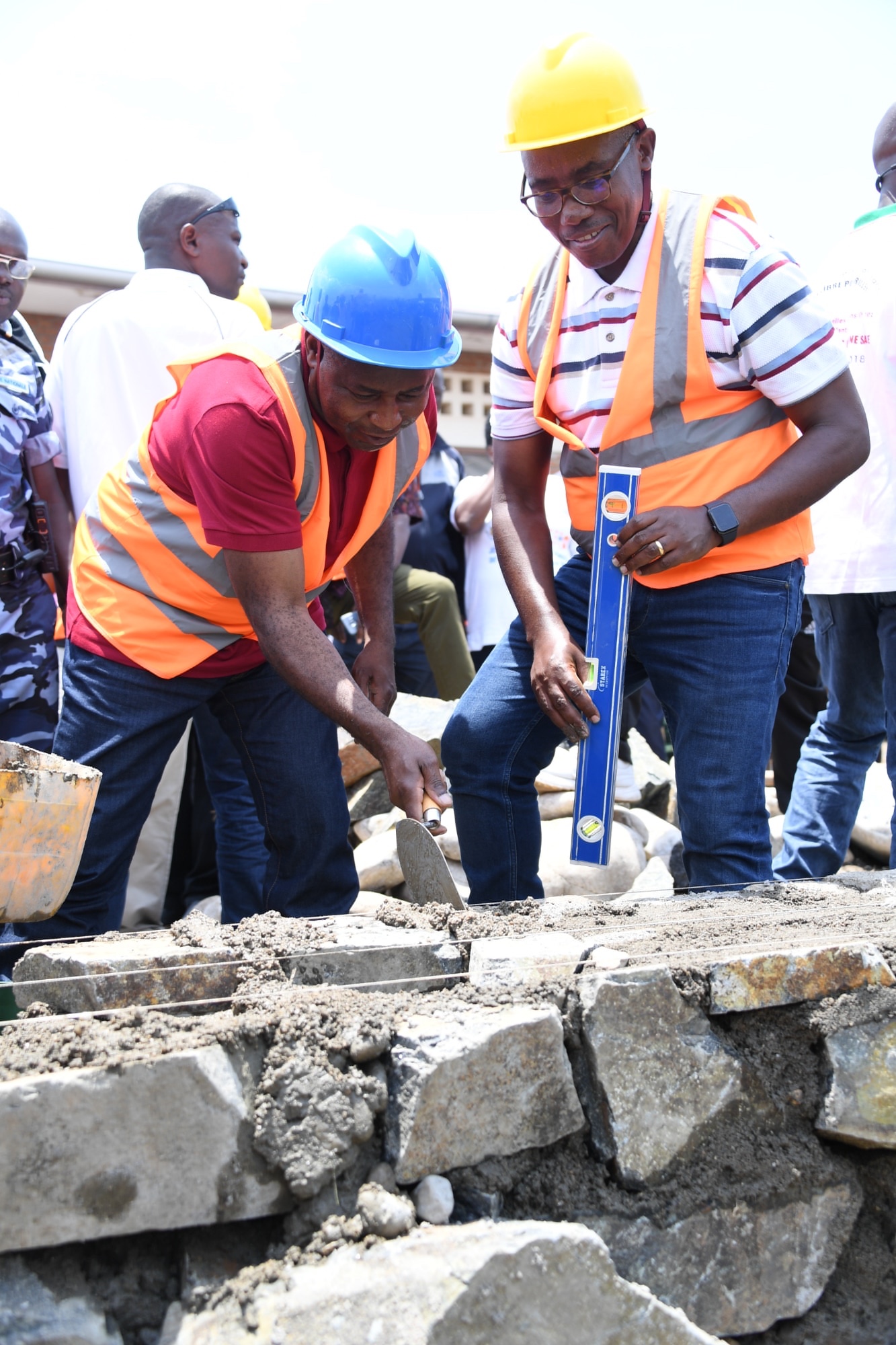 Head of State launches construction works for a COVID-19 screening center in Gihanga Commune
