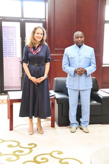 Le Président Ndayishimiye reçoit la princesse de Jordanie Sarah Zeid