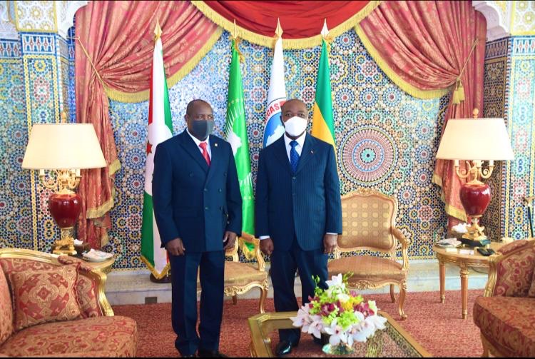 Le Président Burundais s’est entretenu avec son homologue Gabonais en marge du 18ème Sommet des Chefs d’Etat des pays membres de la CEEAC