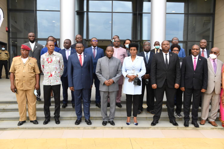 President Ndayishimiye in Djibloho, the future Capital of Equatorial Guinea