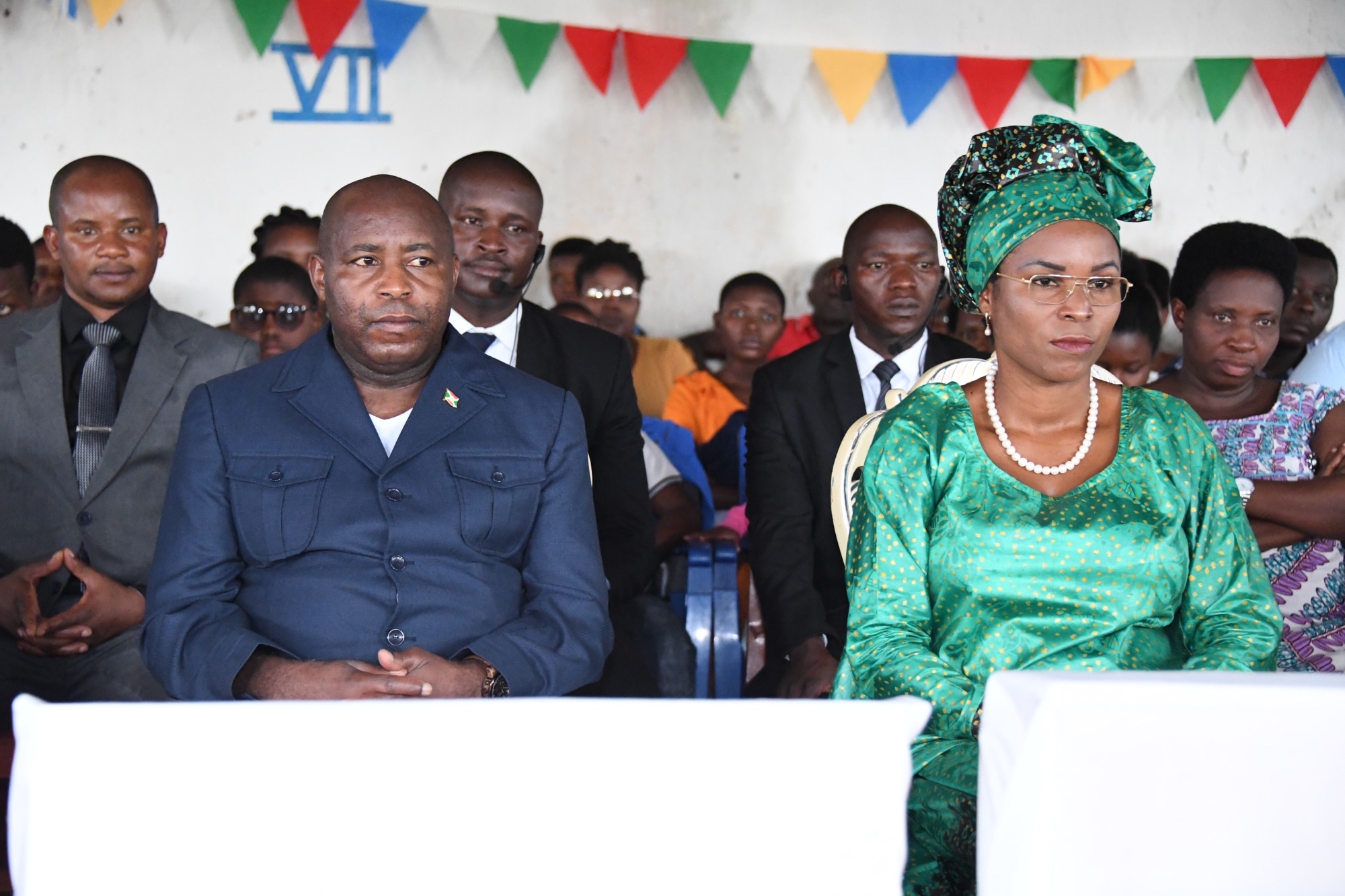 La Famille Présidentielle prend part à la messe dominicale à la Paroisse Gasura