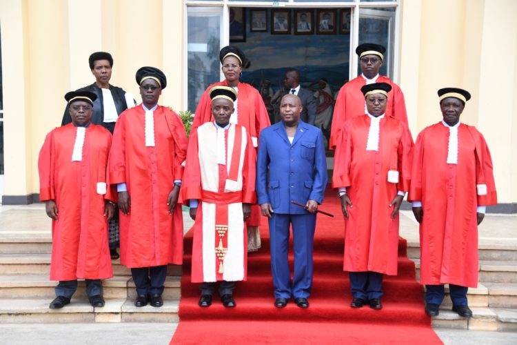The New members of the Constitutional Court take an oath