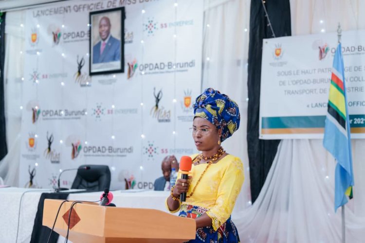 Burundi First Lady launches the “Miss Burundi” competition, 2021 edition