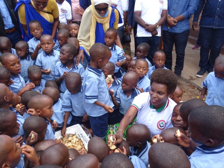 The First Lady supports Faith School of Muramvya