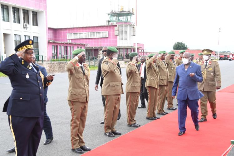 Le Président de la République rentre de la République Centrafricaine