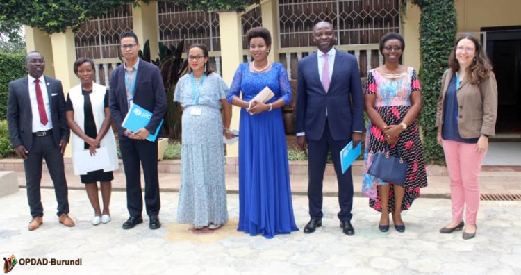 La Première Dame reçoit en audience le Représentant de l’UNICEF au Burundi