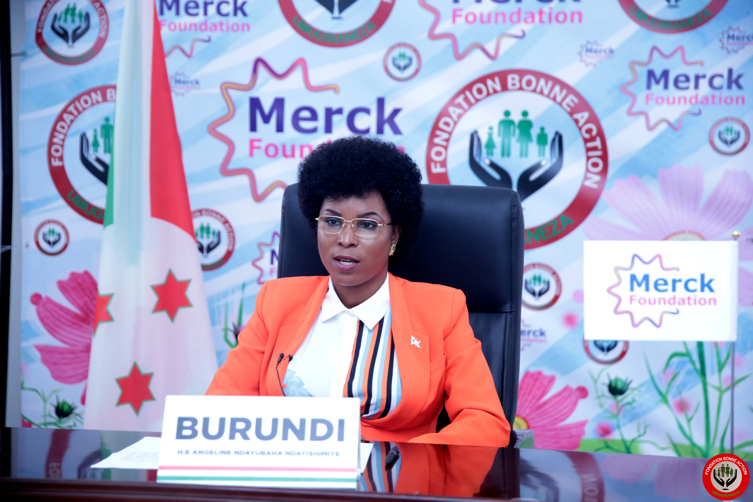The First Lady of Burundi participates in the 8th edition of MERCK Foundation Africa Asia Luminary