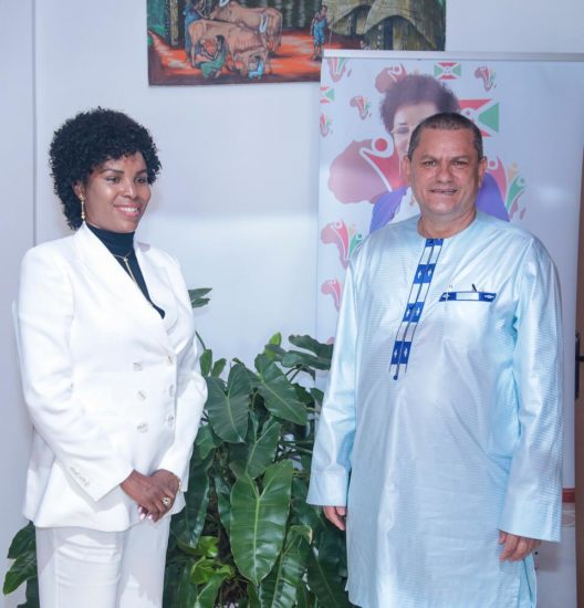 La Première Dame reçoit en audience le Représentant de l’OMS au Burundi