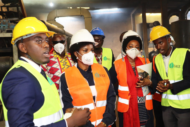 H.E Angeline Ndayishimiye visits KAGE Company