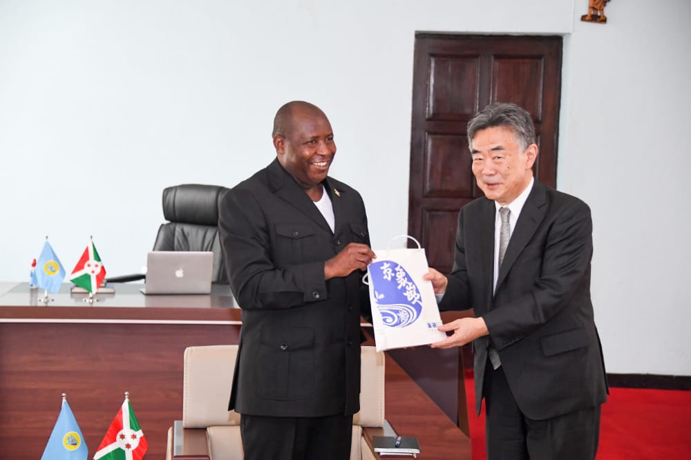 La reprise du Projet d’Extension du Port de Bujumbura au menu des échanges entre le Chef de l’Etat et l’Ambassadeur Japonais
