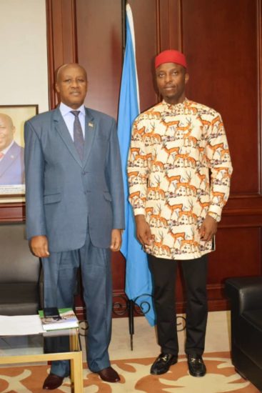Le Vice-Président reçoit l’Ambassadeur du Nigéria