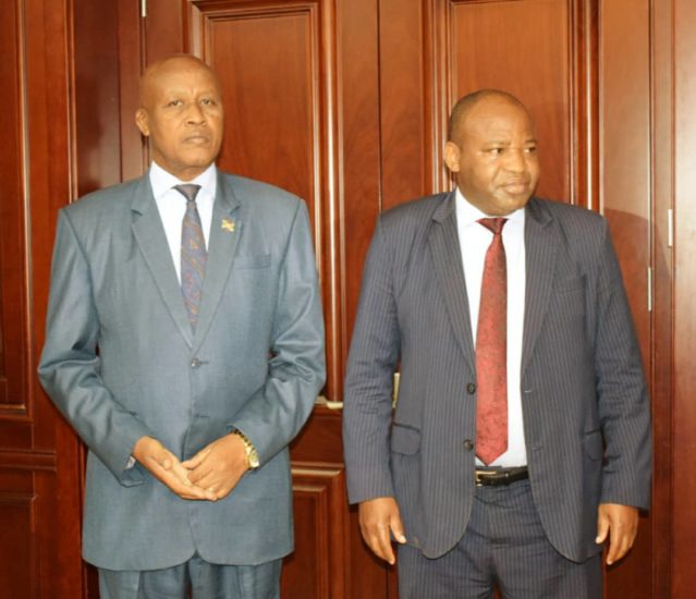 Le Vice-Président Bazombanza reçoit l’Ambassadeur du Kenya