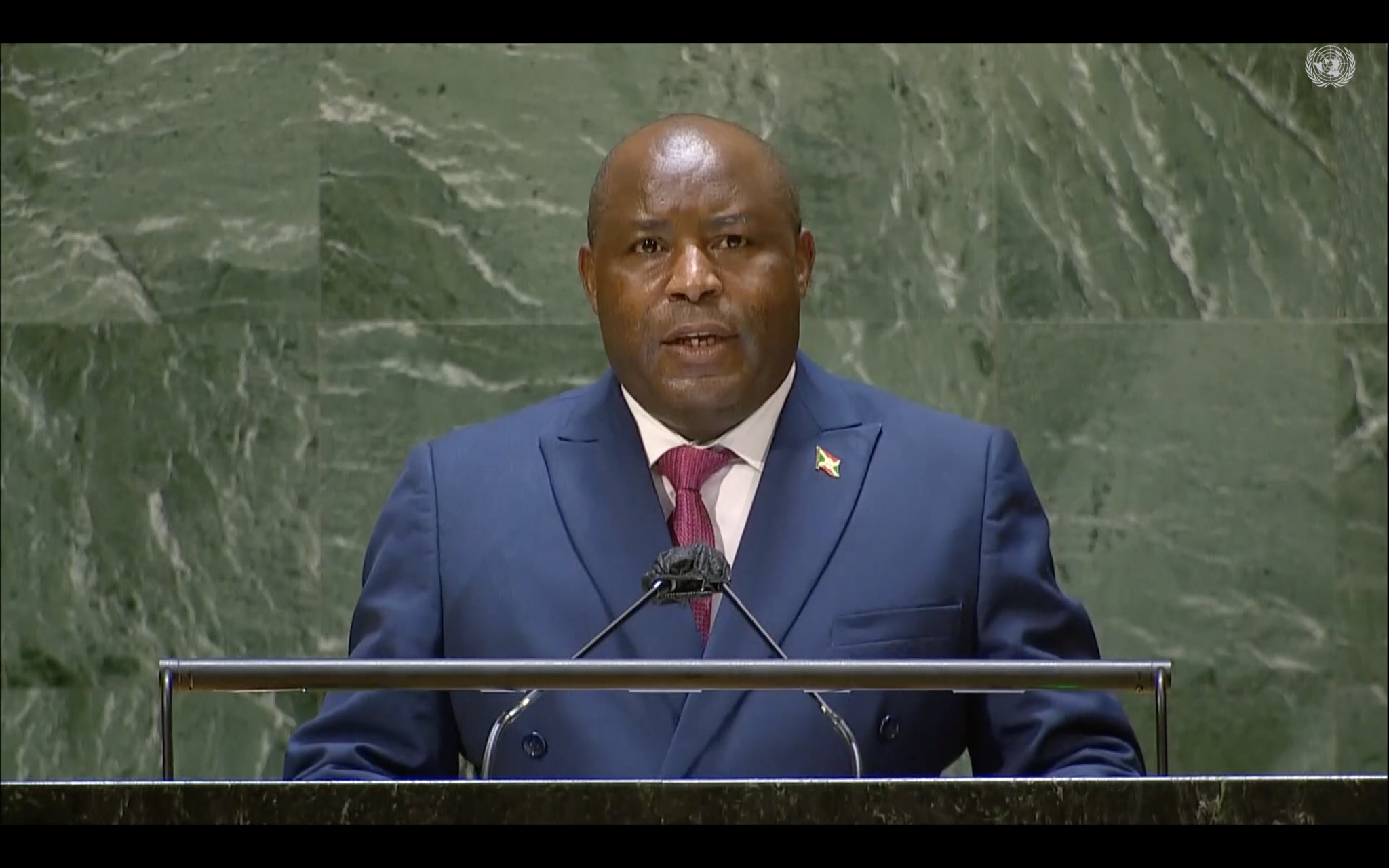 Discours du Président de la République du Burundi SE Evariste Ndayishimiye lors de la 76ème session de l’Assemblée Générale des Nations-Unies à New York.