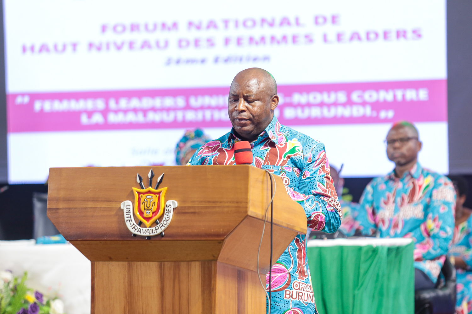 Discours de son Excellence Evariste Ndayishimiye à lors de l’Ouverture de la Deuxième Edition du Forum National de Haut Niveau des Femmes Leaders sur la malnutrition au Burundi