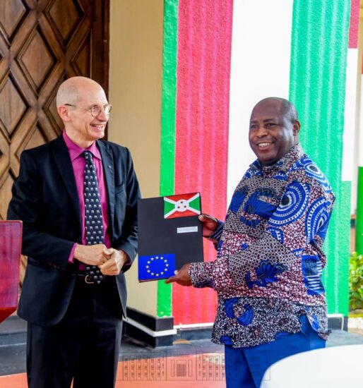 REMERCIEMENTS DE SON EXCELLENCE MONSIEUR LE PRESIDENT DE LA REPUBLIQUE DANS LE CADRE DE LA DECISION DE L’UNION EUROPEENNE DE LEVER LES SANCTIONS ECONOMIQUES CONTRE LE BURUNDI