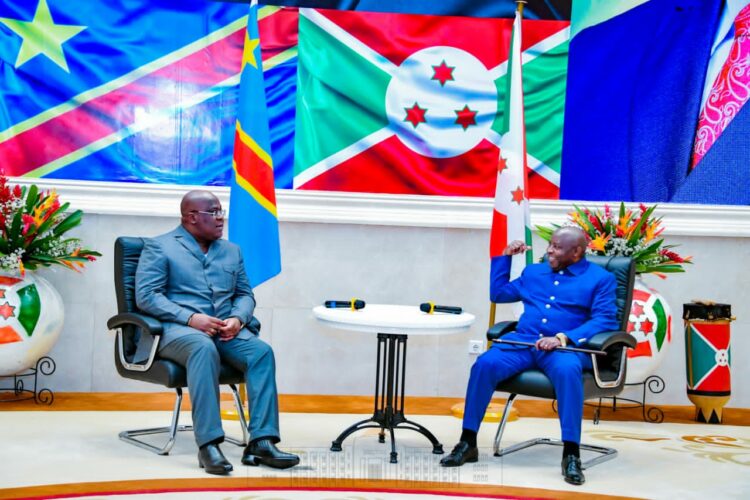 Le Président Tshisekedi effectue une visite officielle au Burundi