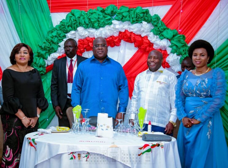 TOAST DE SON EXCELLENCE EVARISTE NDAYISHIMIYE, PRESIDENT DE LA REPUBLIQUE DU BURUNDI, A L’OCCASION DU BANQUET D’ETAT OFFERT EN L’HONNEUR DE SON HOMOLOGUE, EXCELLENCE FELIX-ANTOINE TSHISEKEDI TSHILOMBO, PRESIDENT DE LA REPUBLIQUE DEMOCRATIQUE DU CONGO