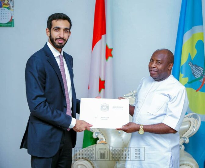 Le Président Mohammed Ben Zayed des Emirats Arabes Unis félicite le Burundi pour son accession à la tête de l’EAC