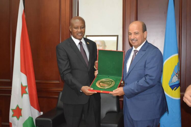 Le Vice-Président Burundais reçoit en audience le Président du Sénat marocain