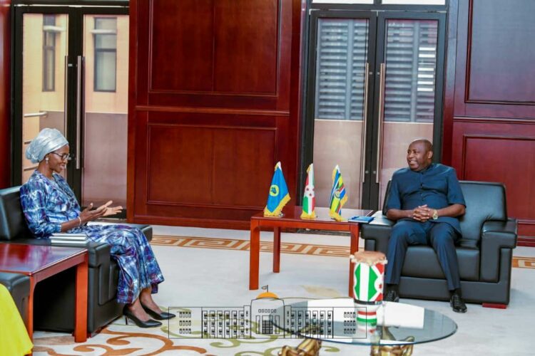 Le Président Ndayishimiye reçoit la nouvelle Représentante Résidente de la Banque Mondiale au Burundi