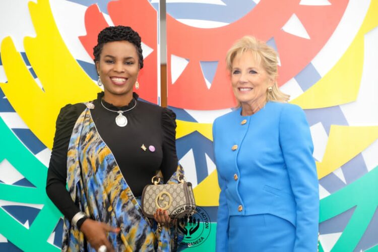 A l’occasion du Sommet USA-Africa à Washington DC, la Première Dame SE Angeline NDAYISHIMIYE a rencontré différents partenaires, SE Dr Jill Biden, la Première Dame des USA et d’autres Premières Dames d’Afrique