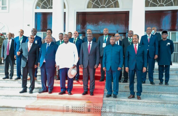 S.E Evariste Ndayishimiye a pris part au Sommet extraordinaire des Chefs d’Etat des pays contributeurs de troupes de l’ATMIS