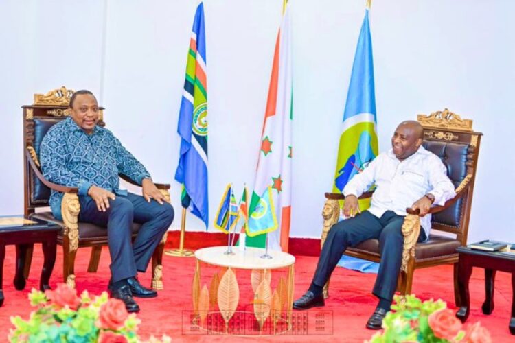 Le Président Ndayishimiye reçoit le Facilitateur Uhuru Kenyatta