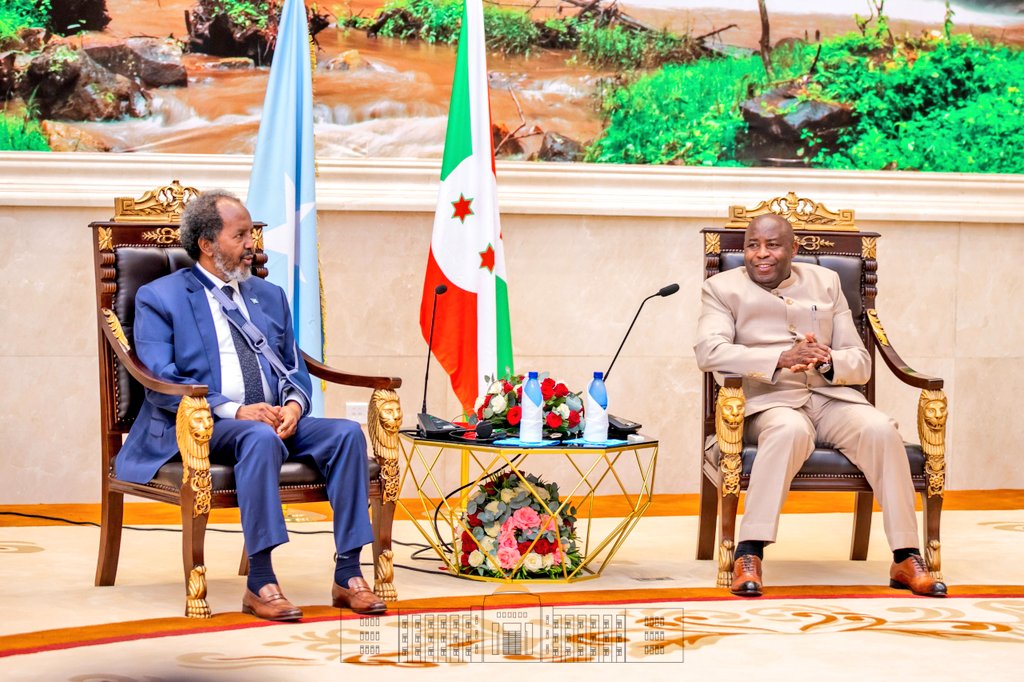Visite de travail du Président somalien au Burundi