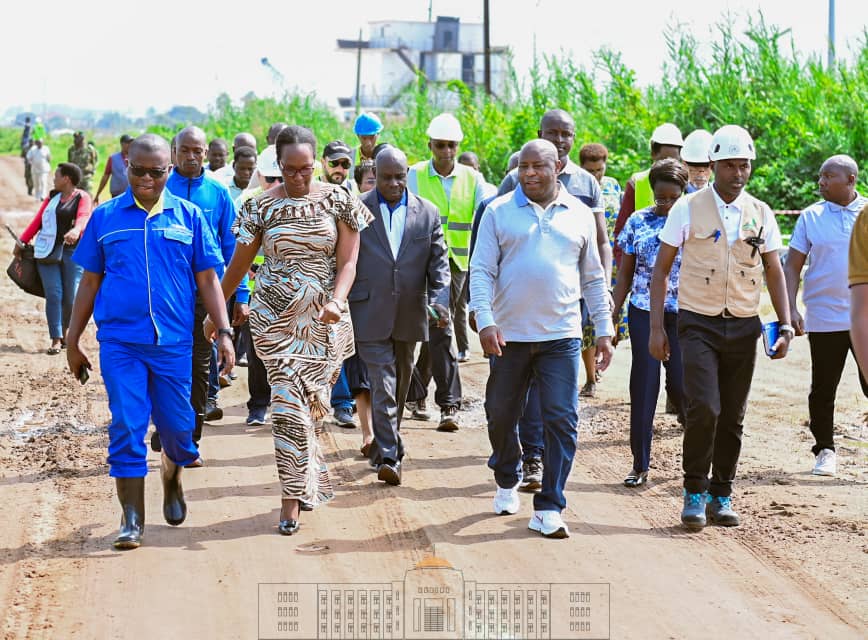 Le Président Ndayishimiye a visité le port de Bujumbura en phase de réhabilitation