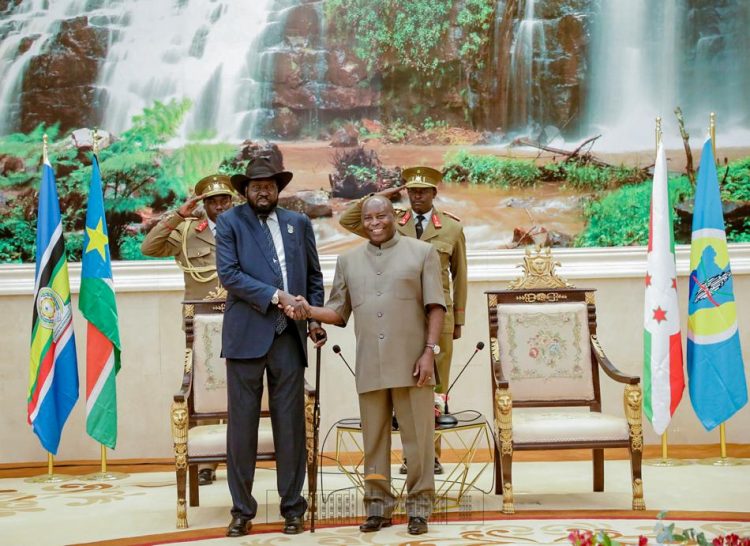Le Chef de l’Etat Sud-Soudanais et Président en Exercice de l’EAC effectue une visite de travail au Burundi