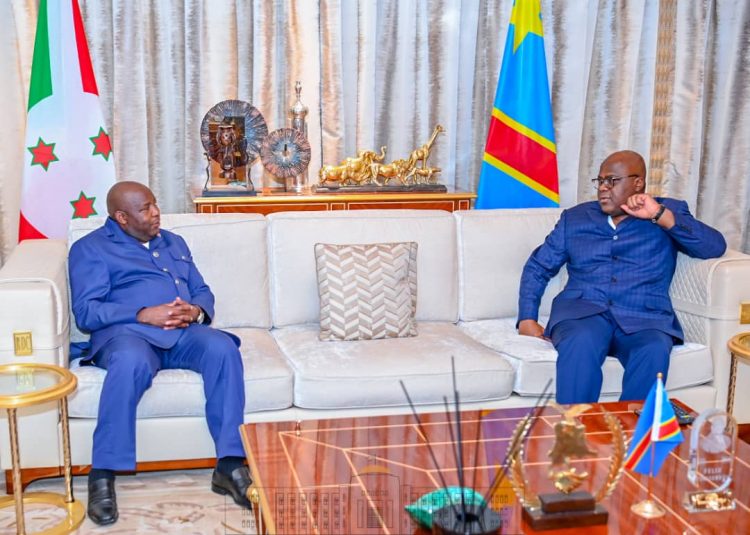 Le Président Ndayishimiye a effectué une visite de travail en RDC