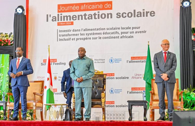 Le Chef de l’Etat rehausse les cérémonies relatives à la Journée Africaine de l’Alimentation Scolaire