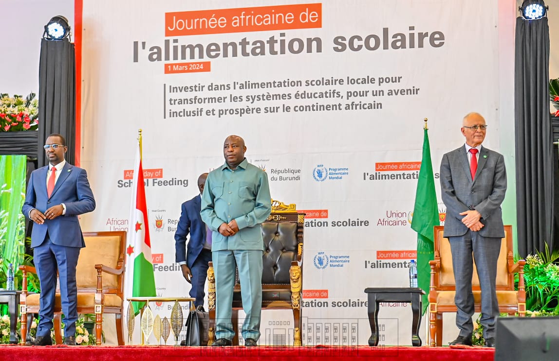 Le Chef de l’Etat  rehausse les cérémonies relatives à la Journée Africaine de l’Alimentation Scolaire