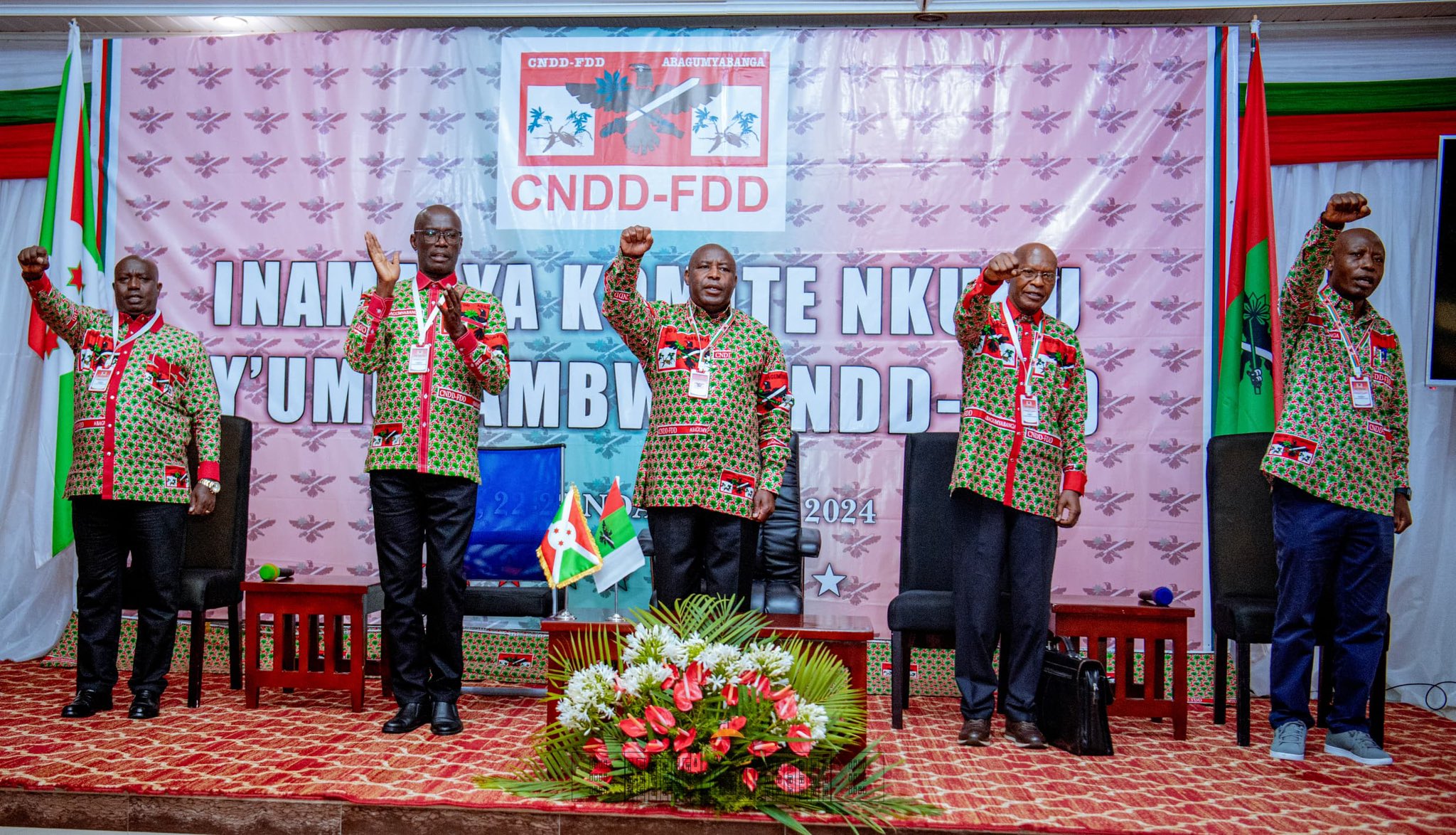 Le Président Ndayishimiye rehausse les travaux du comité central du parti CNDD-FDD