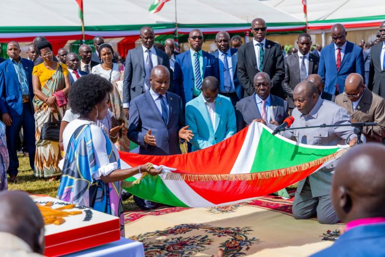 Clôture de la Prière d’Action de Grâce organisée par la Famille Présidentielle à l’occasion du 4ème anniversaire du Président Ndayishimiye à la Magistrature Suprême