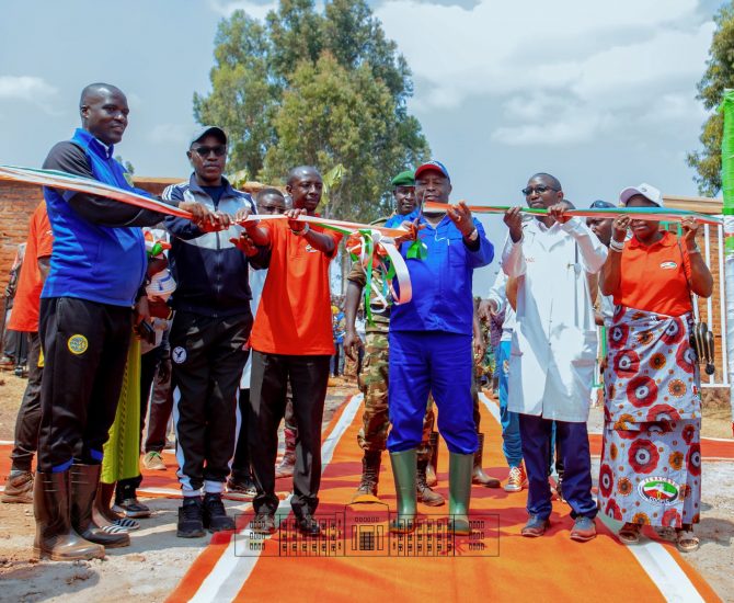 Le Président Ndayishimiye inaugure l’hôpital Communal de Butihinda