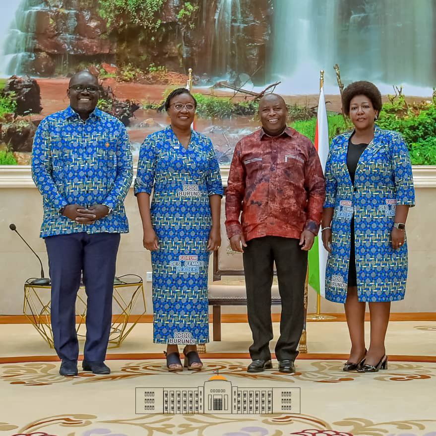 Le Président Ndayishimiye reçois en audience la Directrice Régionale de la FUNUAP