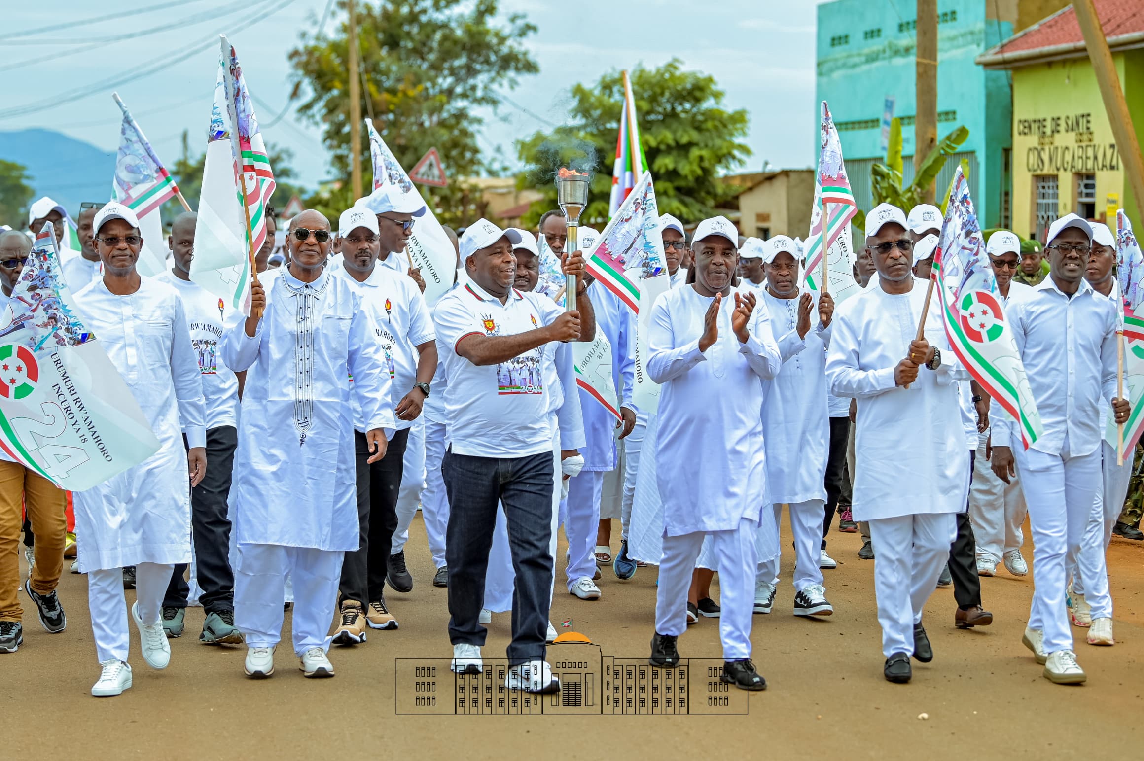 Lancement par le Président Ndayishimiye du Flambeau de la Paix, 18ème Édition