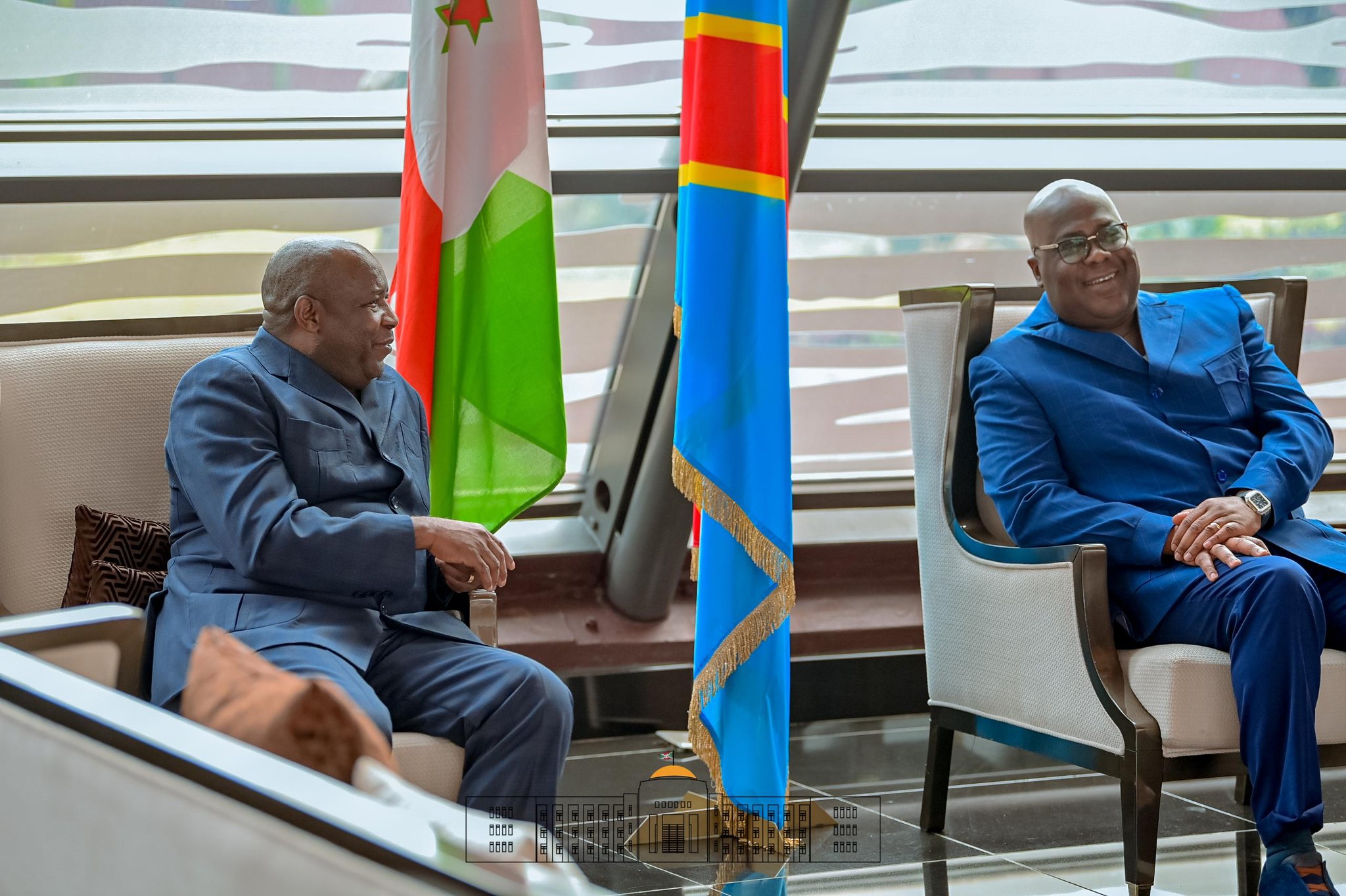 Le Chef de l’État son Excellence Evariste Ndayishimiye a effectué une visite de travail en RDC ce 25 mai 2025