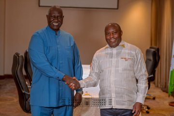 Le Chef de l’Etat reçoit à Kampala, le Vice-président Soudanais