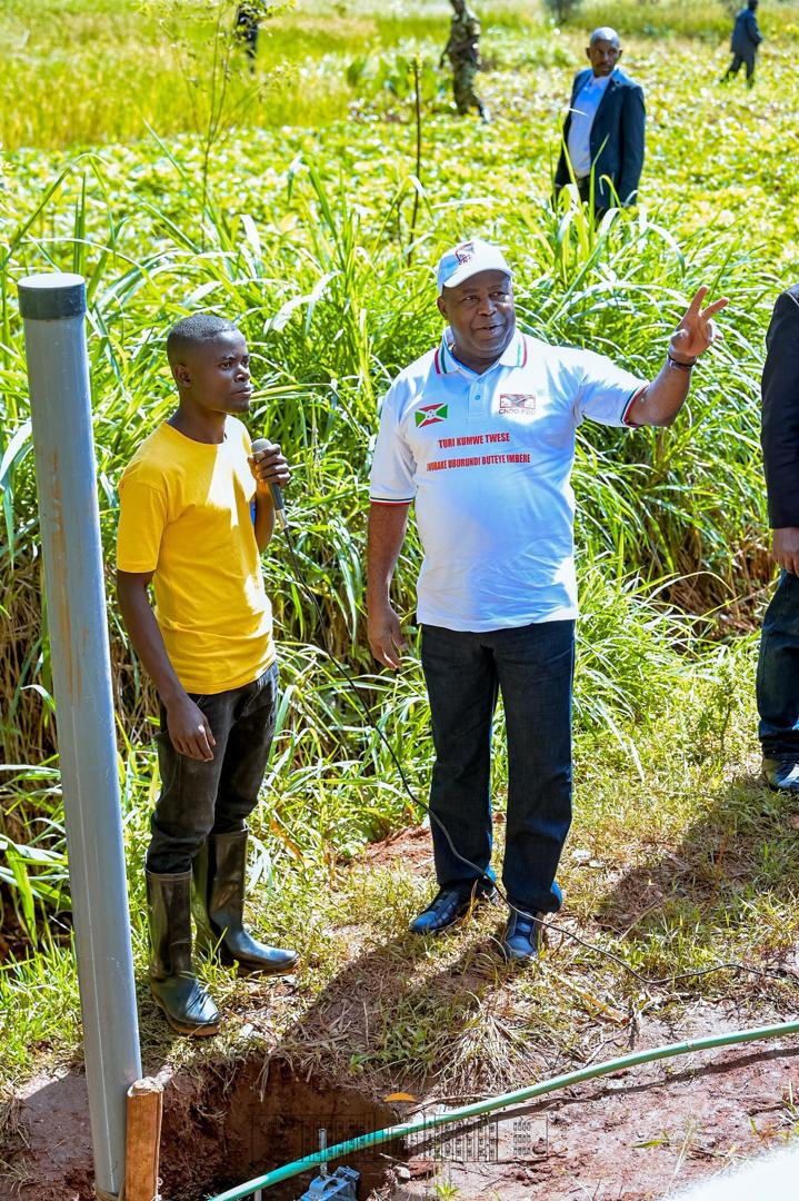 Le Président Ndayishimiye continue d’encourager les initiatives privées