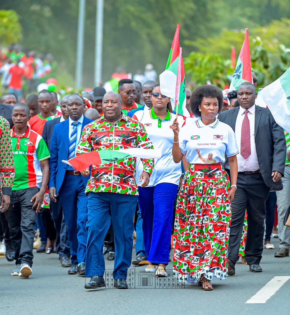 Le couple présidentiel a participé à la campagne électorale en province de Bujumbura
