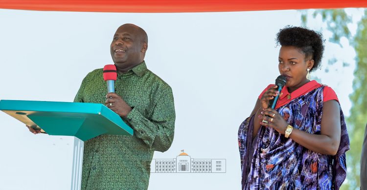Président Ndayishimiye a présenté le nouvel administrateur de Kiganda