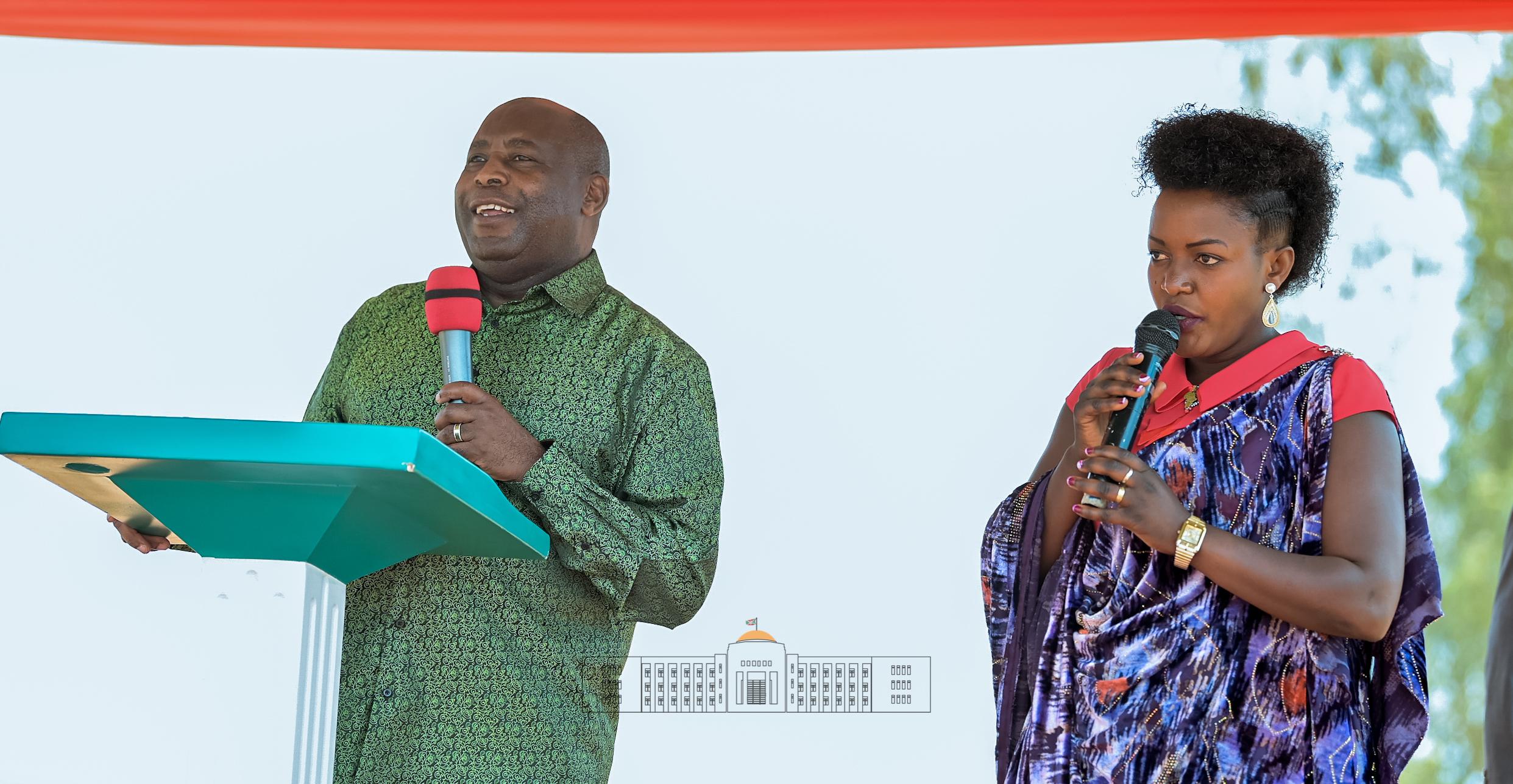 Président Ndayishimiye a présenté le nouvel administrateur de Kiganda