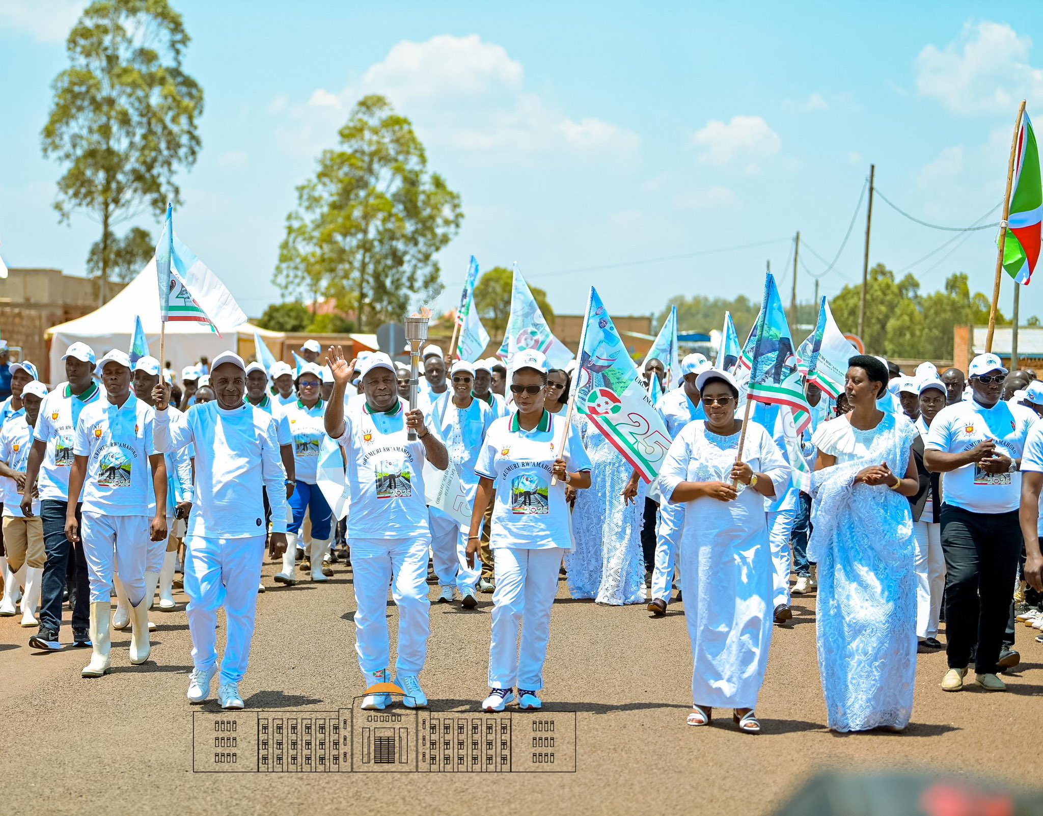 Le Président Ndayishimiye a lancé officiellement la XIXème Edition du Flambeau de la Paix